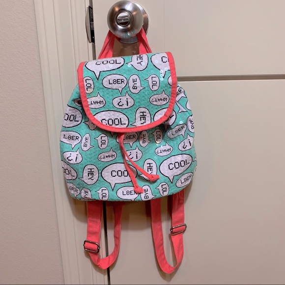 Target Other - Kid/Tween Mini Backpack with Sequins